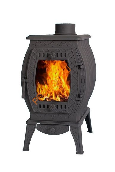 Печь-камин чугунная отопительно-варочная Сибирь 11С Печь-камин чугунная отопительно-варочная Сибирь 11С