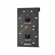 Термогигрометр EVEREST BLACK, алюминий (TG-31)