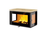 Печь-камин АСТОВ КУБ 3С 800 Песчаник