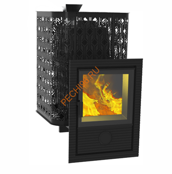Печь банная Берёзка Verona 50 ЗК чугун, сетка