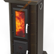 Отопительно-варочная печь-камин ТМФ Статика Тетра