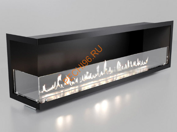 Биокамин угловой 1400х500х300 мм, стекло Биокамин угловой 1400х500х300 мм, стекло