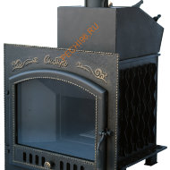 Печь банная Сибирь-премиум 40 (700х700), ТК 400 мм, ЗК