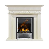 Электрокамин Dimplex Corfu с очагом Flagstaff слоновая кость