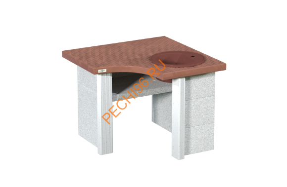 Стол-мойка Барбекю центр Боярыня угловой Кантри