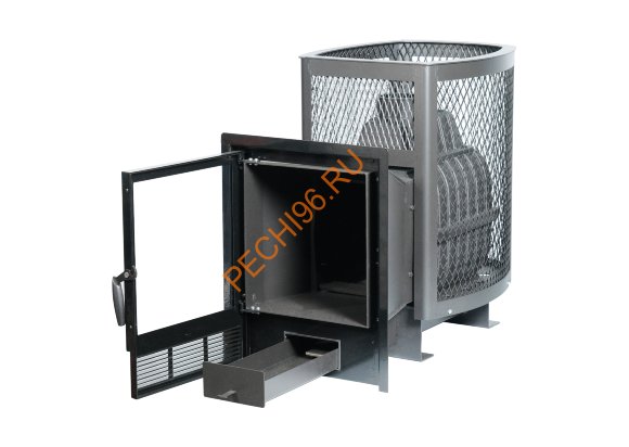 Печь банная чугунная Сибирь 20 ПРО Сетка, Панорама