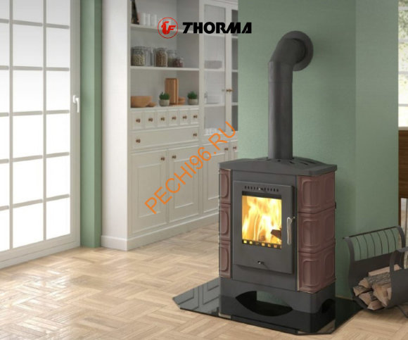 Керамическая печь-камин Thorma PASSAU II mini dark brown Керамическая печь-камин Thorma PASSAU II mini dark brown