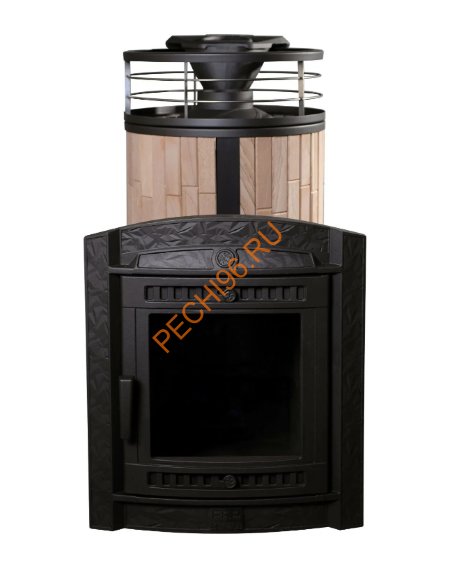 Печь банная Атмосфера L Окаменевшее дерево ламель+сетка, с тоннелем Печь банная Атмосфера L Окаменевшее дерево ламель+сетка, с тоннелем