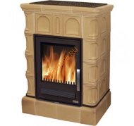 Печь-камин ABX Britania K кафельный цоколь вставка Комбо