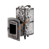 Печь банная Атмосфера XL сетка нержавеющая сталь