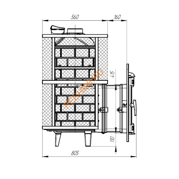 Печь банная Атмосфера XL сетка нержавеющая сталь