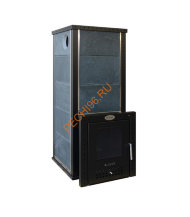 Печь банная KLOVER RT-35RV 310S Серпентинит, газовая горелка RT 35 Milafire KL30