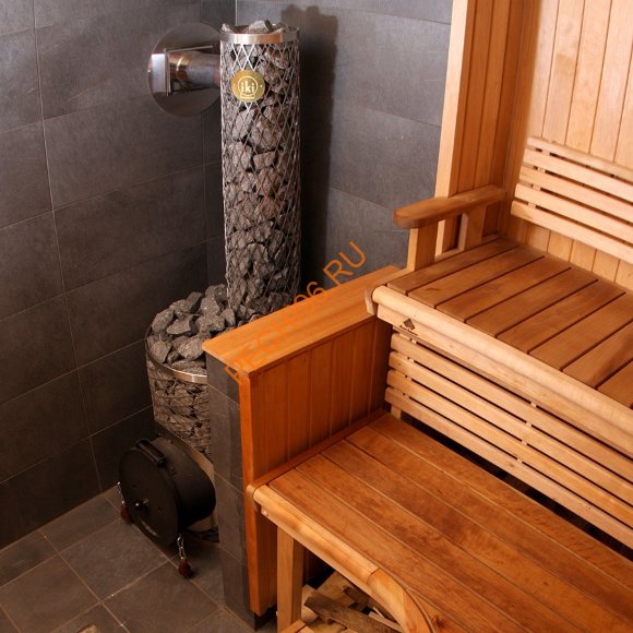 Дровяная печь IKI Maxi Plus со стальной дверцей "смайл"