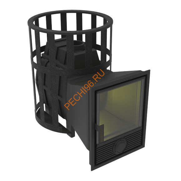 Печь банная Берёзка Воевода 15 Д-1, сетка