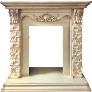 Портал Royal Flame Adriana сланец бежевый под классический очаг