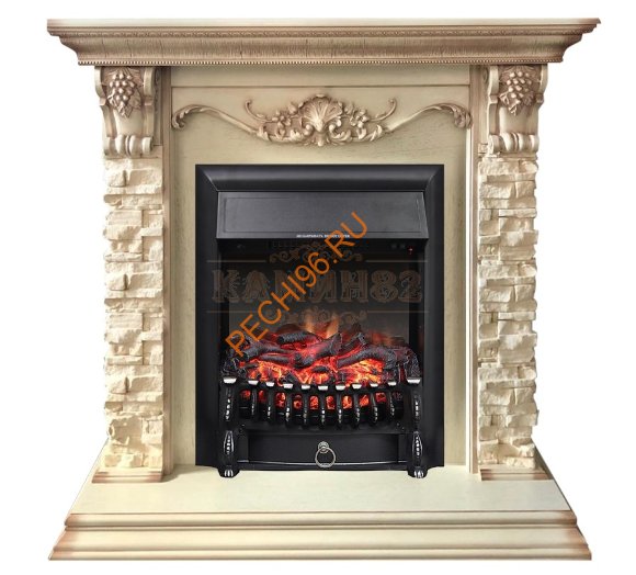 Портал Royal Flame Adriana сланец бежевый под классический очаг