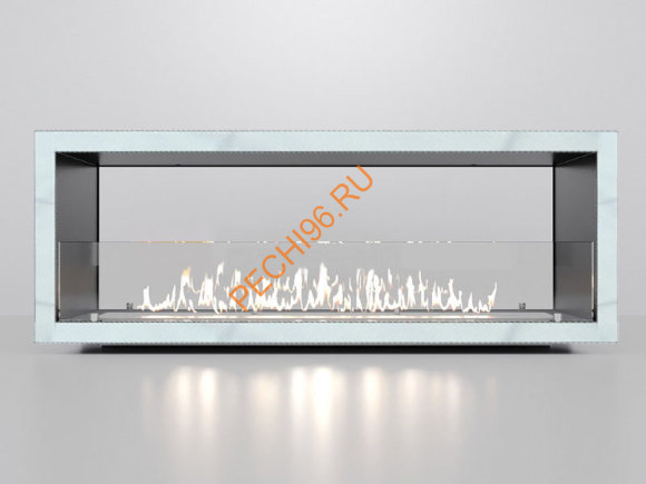 Биокамин сквозной 1000х400-500х250-300, стекло рамки нержавейка Биокамин сквозной 1000х400-500х250-300, стекло рамки нержавейка