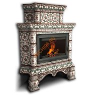 Печь-камин КимрПечь Кострома угловой двухъярусный Ноябрь