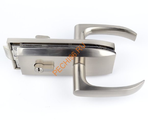 Дверь стеклянная Grandis GS 8х19-G-Н-Si коробка алюминий Silver