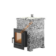 Печь банная Эверест Steam Master 18 Чугун Пироксенит Элит, S-40