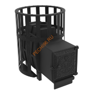 Печь банная Берёзка Воевода 15 ДТ-4 сетка