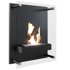 Биокамин настенный Kratki GLASS, TUV