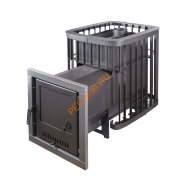 Печь банная Варвара Каменка Мини удлиненная топка, нержавеющая сталь 6 мм