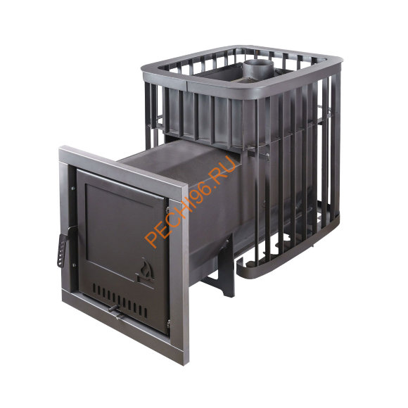 Печь банная Варвара Каменка удлиненная топка, сталь 6 мм