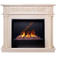 Электрокамин RealFlame Attica 25,5/26 WT с Black вставкой + 3D Cassette 630