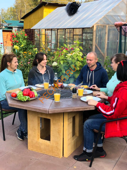 Стол-гриль Барбекю центр Виконт Классик