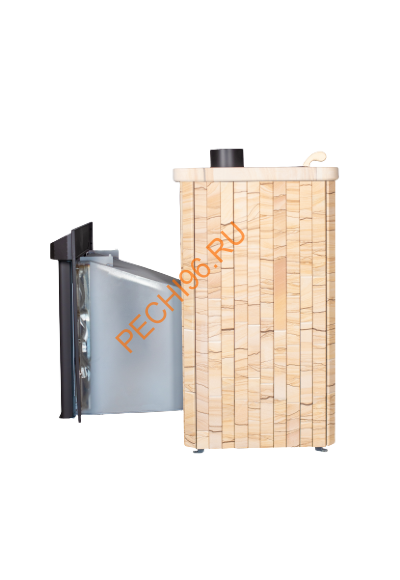 Печь банная Ферингер Квадра ПФ Окаменевшее дерево наборный