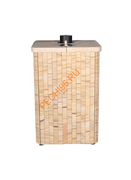 Печь банная Ферингер Квадра ПФ Окаменевшее дерево наборный