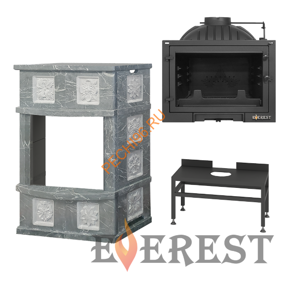 Камин EVEREST D10 «Armo» Талькохлорит