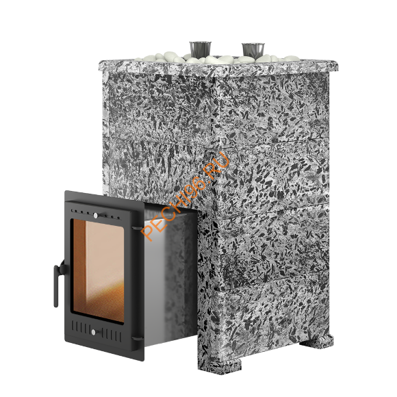 Печь банная Эверест Steam Master 38 INOX, Пироксенит Элит, S-40