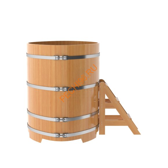 Купель для бани BentWood овальная из лиственницы Премиум, 1,12х1,83 м Купель для бани BentWood овальная из лиственницы Премиум, 1,12х1,83 м