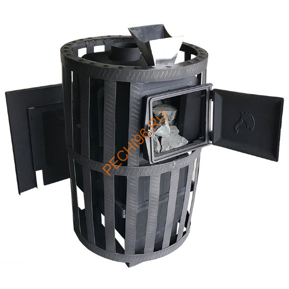 Печь банная Берёзка Воевода 20 закрытая каменка Печь банная Берёзка Воевода 20 закрытая каменка