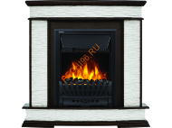 Электрокамин Electrolux Classic EFP/P-1020LS с порталом Firelight Scala Classic, сланец белый, темный дуб