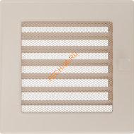 Вентиляционная решетка Kratki 17KX 170х170 мм кремовый