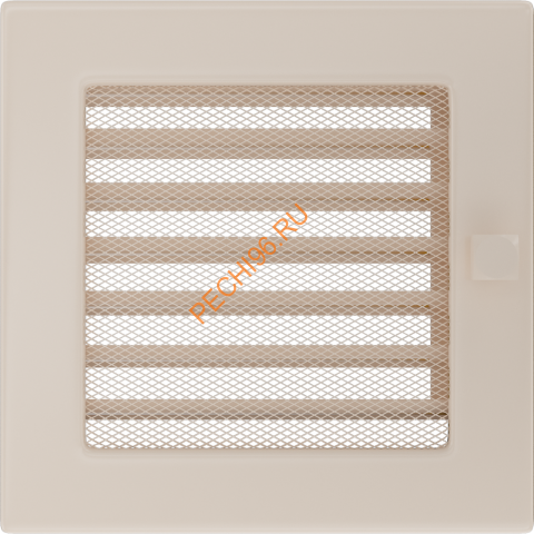 Вентиляционная решетка Kratki 17KX 170х170 мм кремовый
