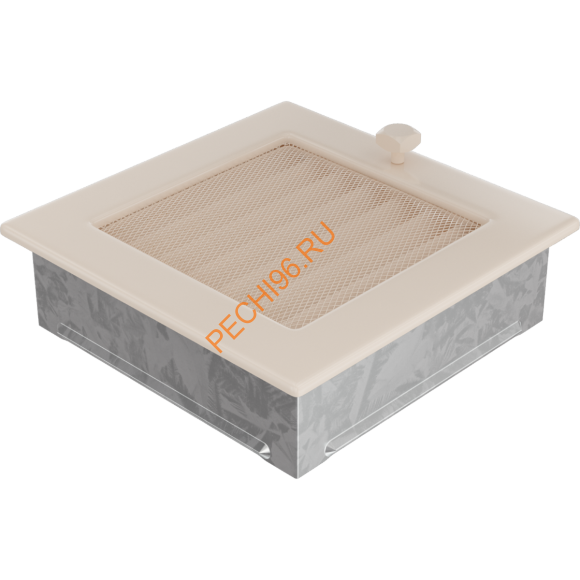 Вентиляционная решетка Kratki 17KX 170х170 мм кремовый