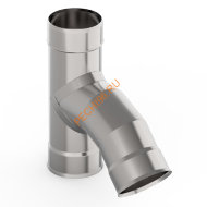 Тройник на 135 градусов УМК  нержавейка АISI 439 d 180 мм