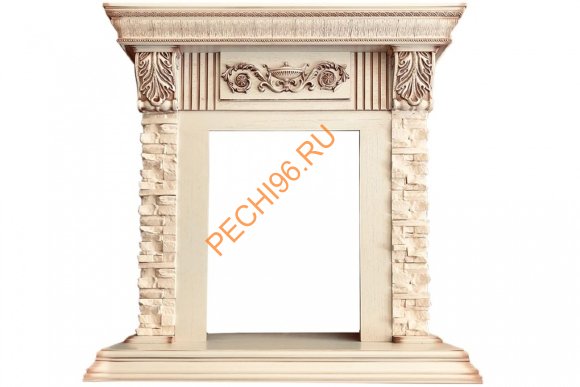 Портал Royal Flame Luxemburg сланец бежевый под классический очаг