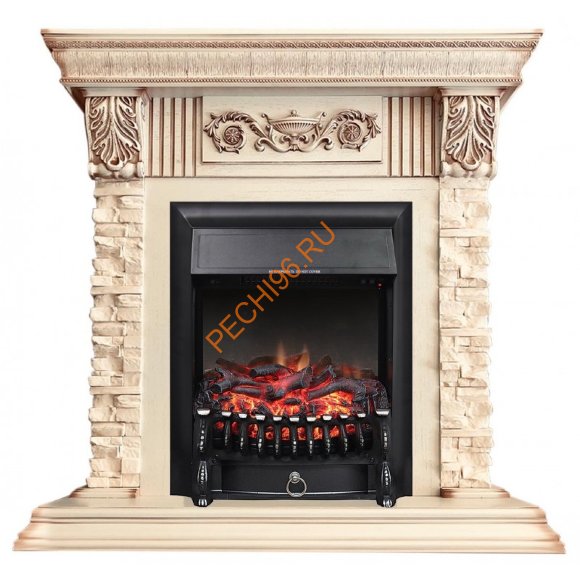 Портал Royal Flame Luxemburg сланец бежевый под классический очаг