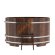Купель для бани BentWood овальная из морёной лиственницы Премиум, 1,12х1,83 м