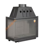 Каминная топка Экокамин Альфа 1000 LB/RB два стекла