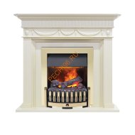 Электрокамин Dimplex Corfu с очагом Danville Brass FB2 слоновая кость