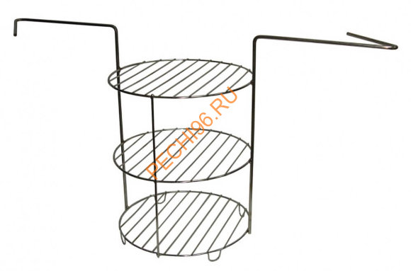 Этажерка решетка Амфора 3-х ярусная средняя D 22см Этажерка решетка Амфора 3-х ярусная средняя D 22см