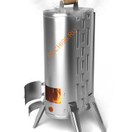 Печь-коптильня портативная ТМФ Дуплет-2 Inox