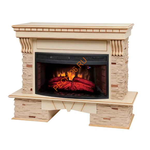 Электрокамин RealFlame Sorento 33 WT с очагом FireSpace 33W S IR Электрокамин RealFlame Sorento 33 WT с очагом FireSpace 33W S IR