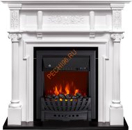 Электрокамин Royal Flame Oxford белый с очагом Aspen